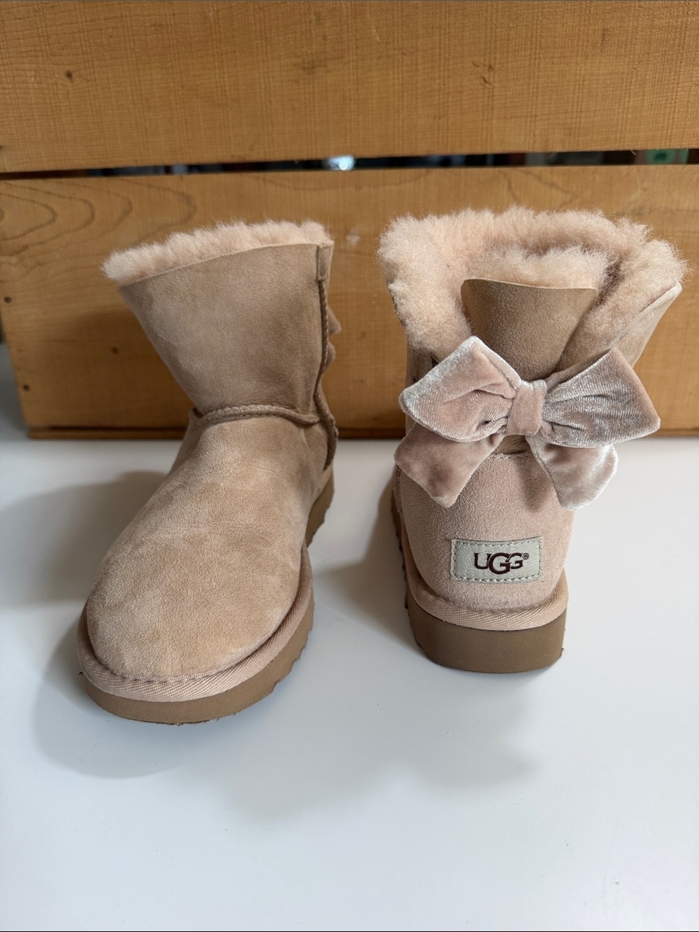 UGG Classic Mini II Winter Boots pinkish beige